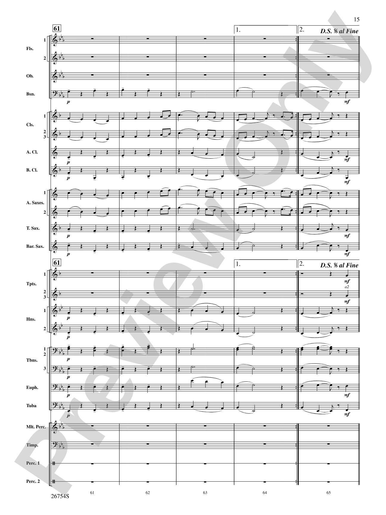 The Golden Vanity: Concert Band Conductor Score & Parts