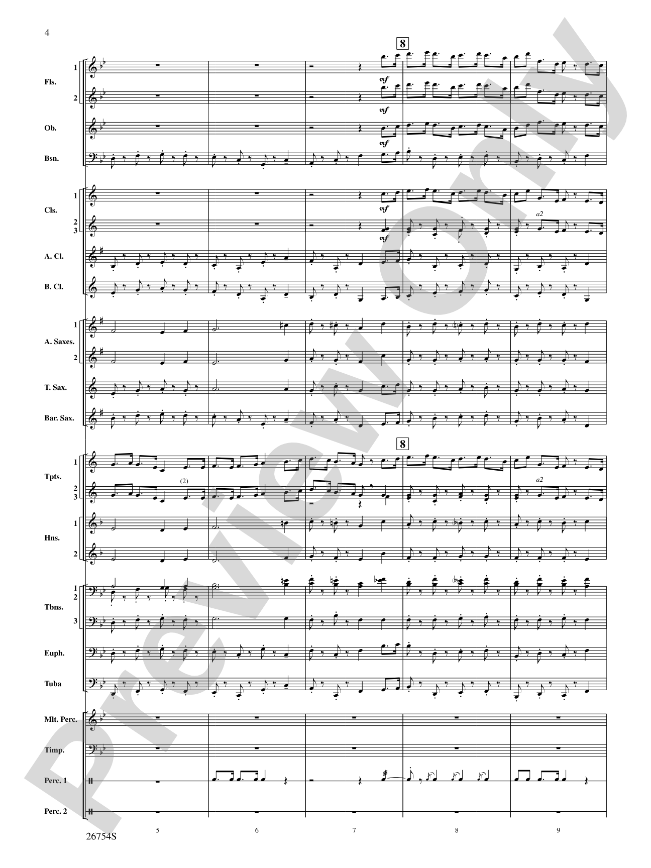 The Golden Vanity: Concert Band Conductor Score & Parts