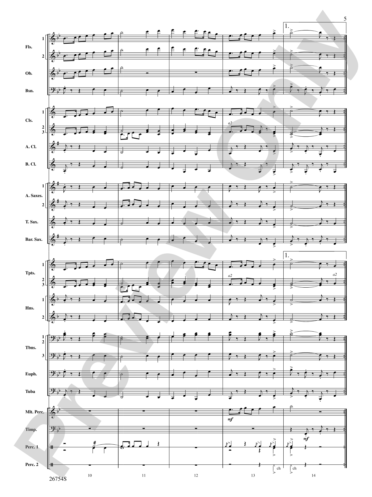 The Golden Vanity: Concert Band Conductor Score & Parts
