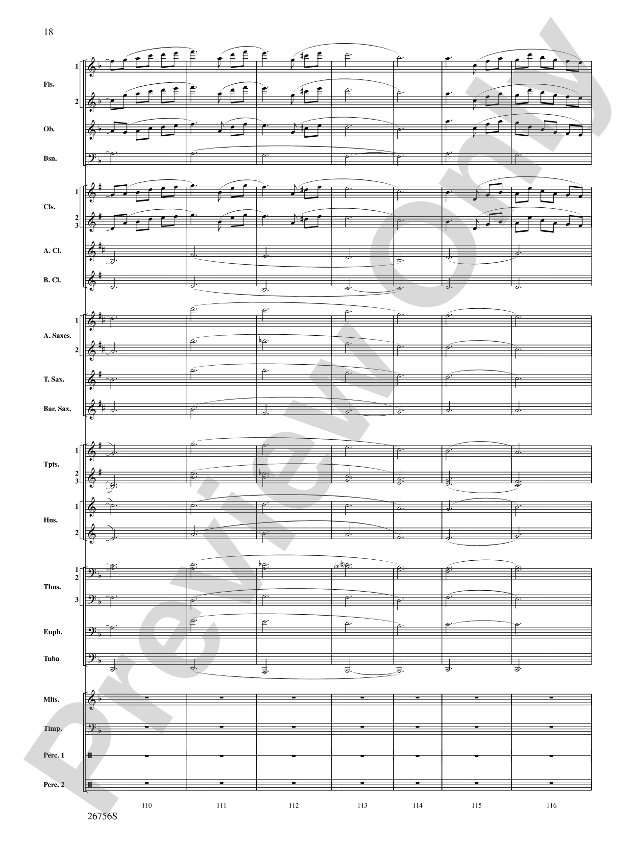 Mineola Waltz: Concert Band Conductor Score & Parts