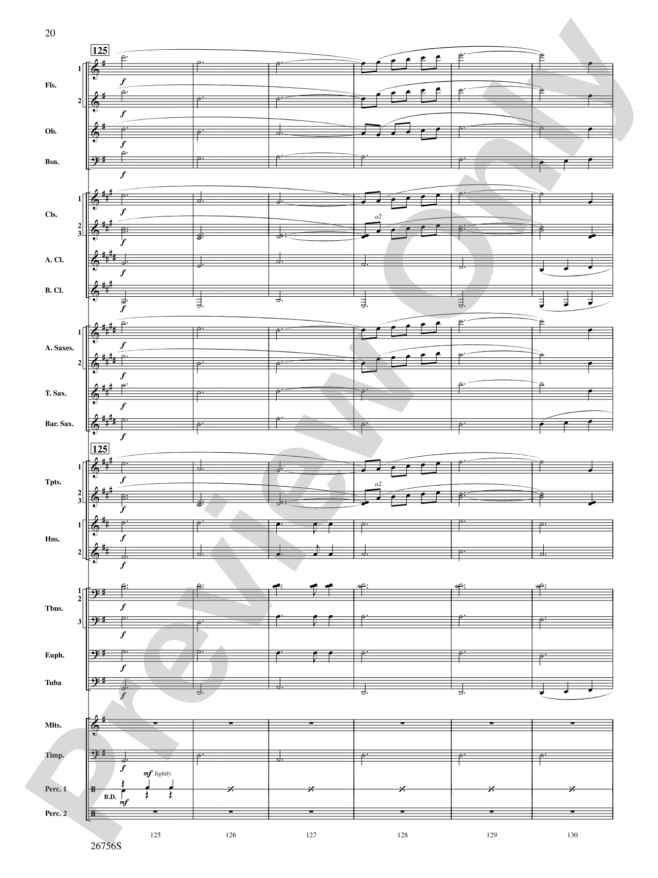 Mineola Waltz: Concert Band Conductor Score & Parts