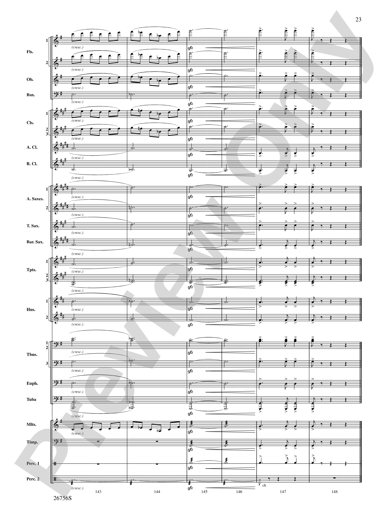 Mineola Waltz: Concert Band Conductor Score & Parts