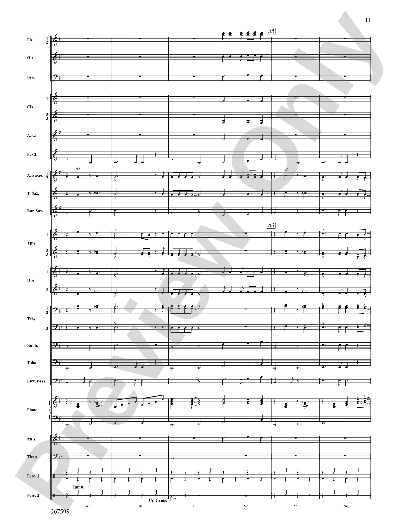 You're the One That I Want: Concert Band Conductor Score & Parts