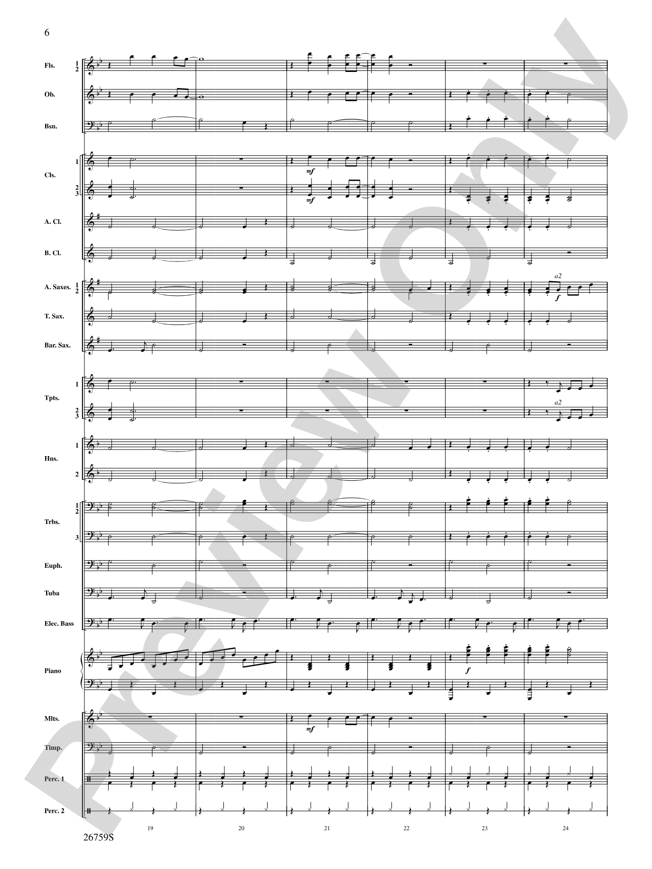 You're the One That I Want: Concert Band Conductor Score & Parts