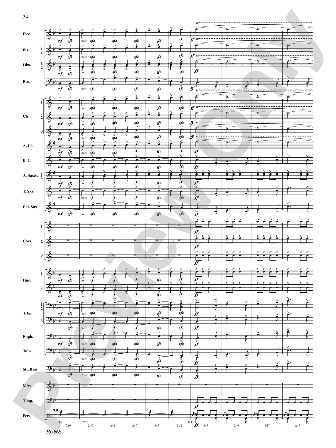 A Christmas Festival: Concert Band Conductor Score & Parts
