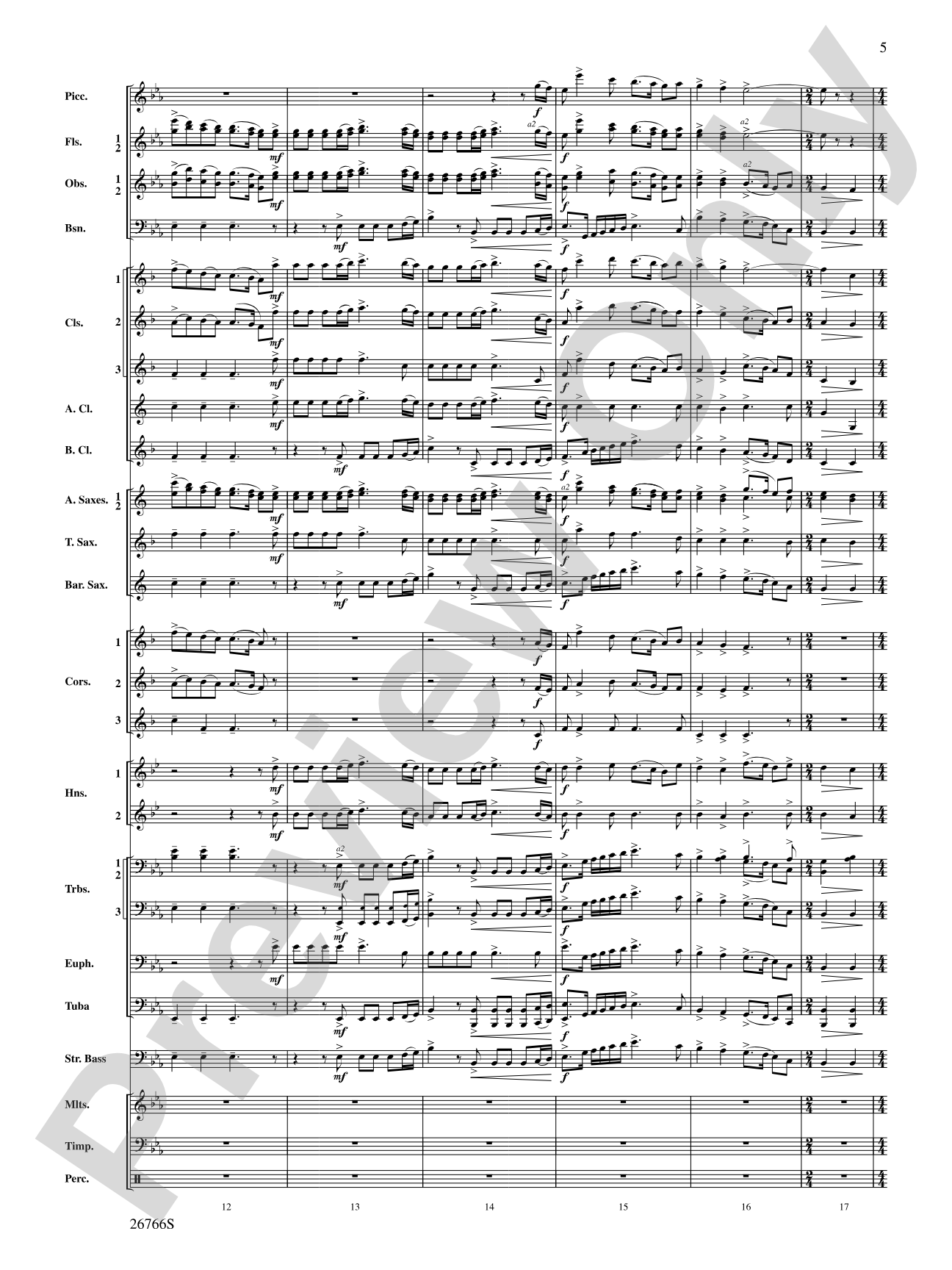 A Christmas Festival: Concert Band Conductor Score & Parts