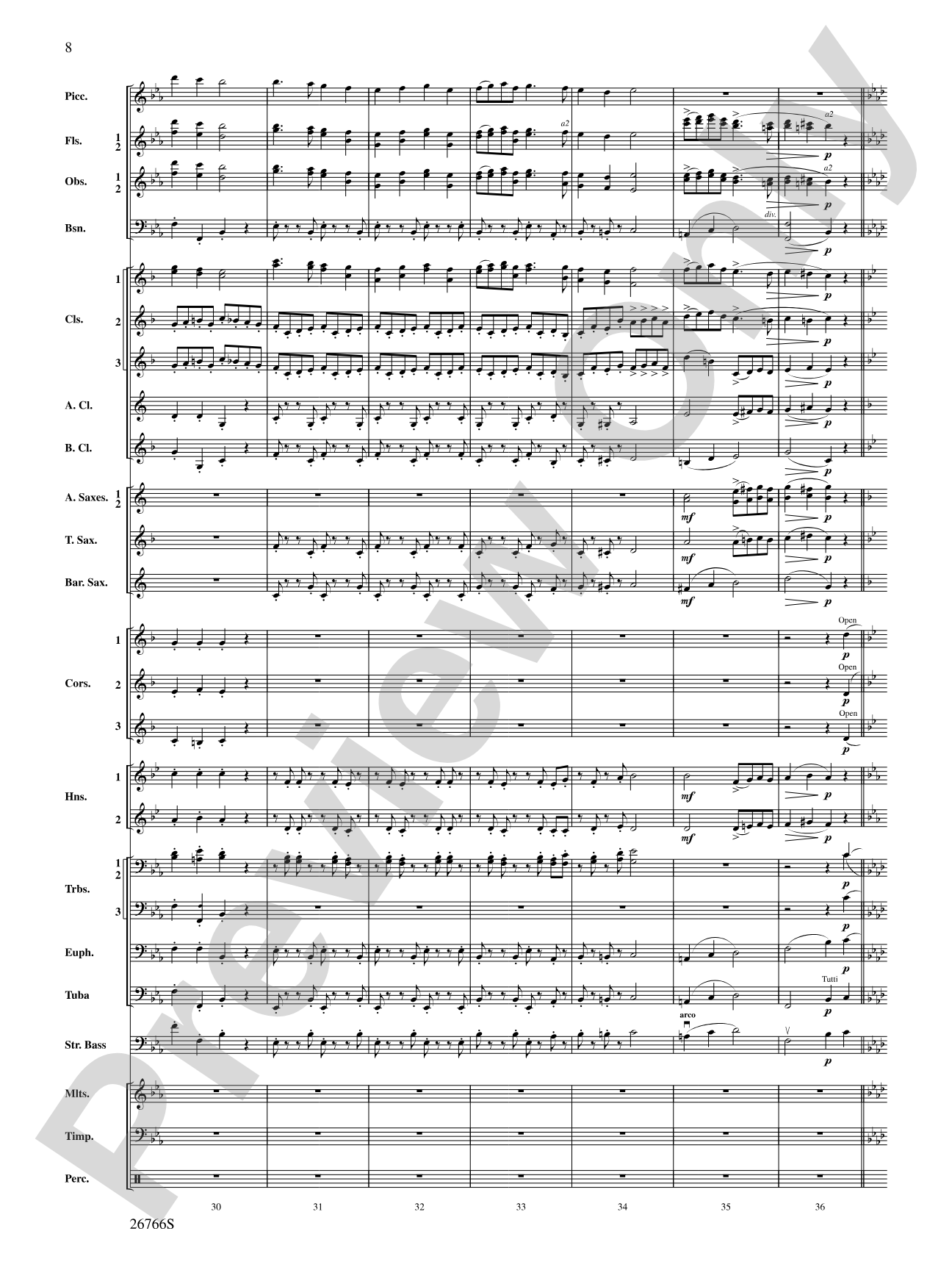 A Christmas Festival: Concert Band Conductor Score & Parts