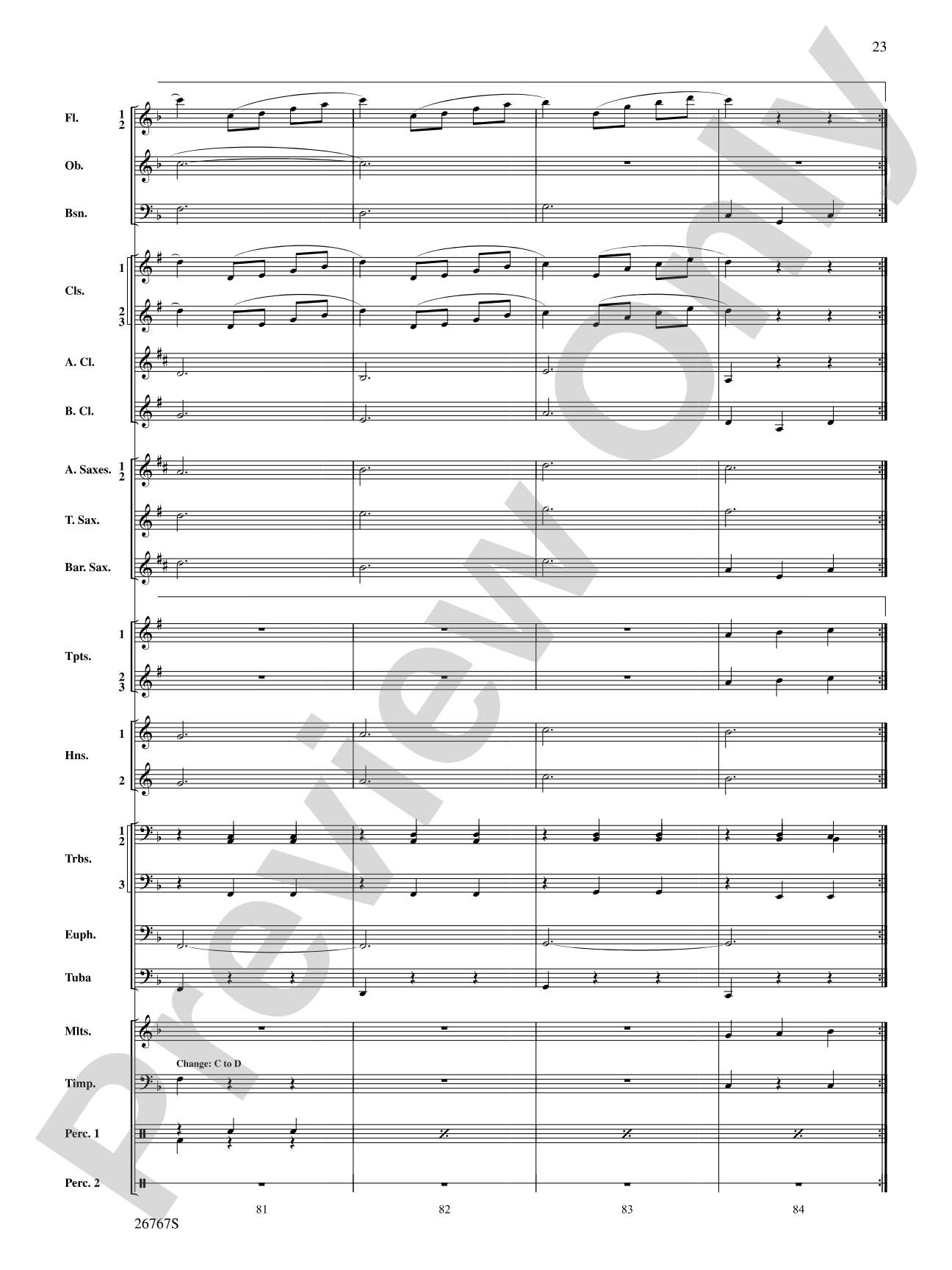 Variations on Ding Dong the Witch Is Dead (fromThe Wizard of Oz): Score