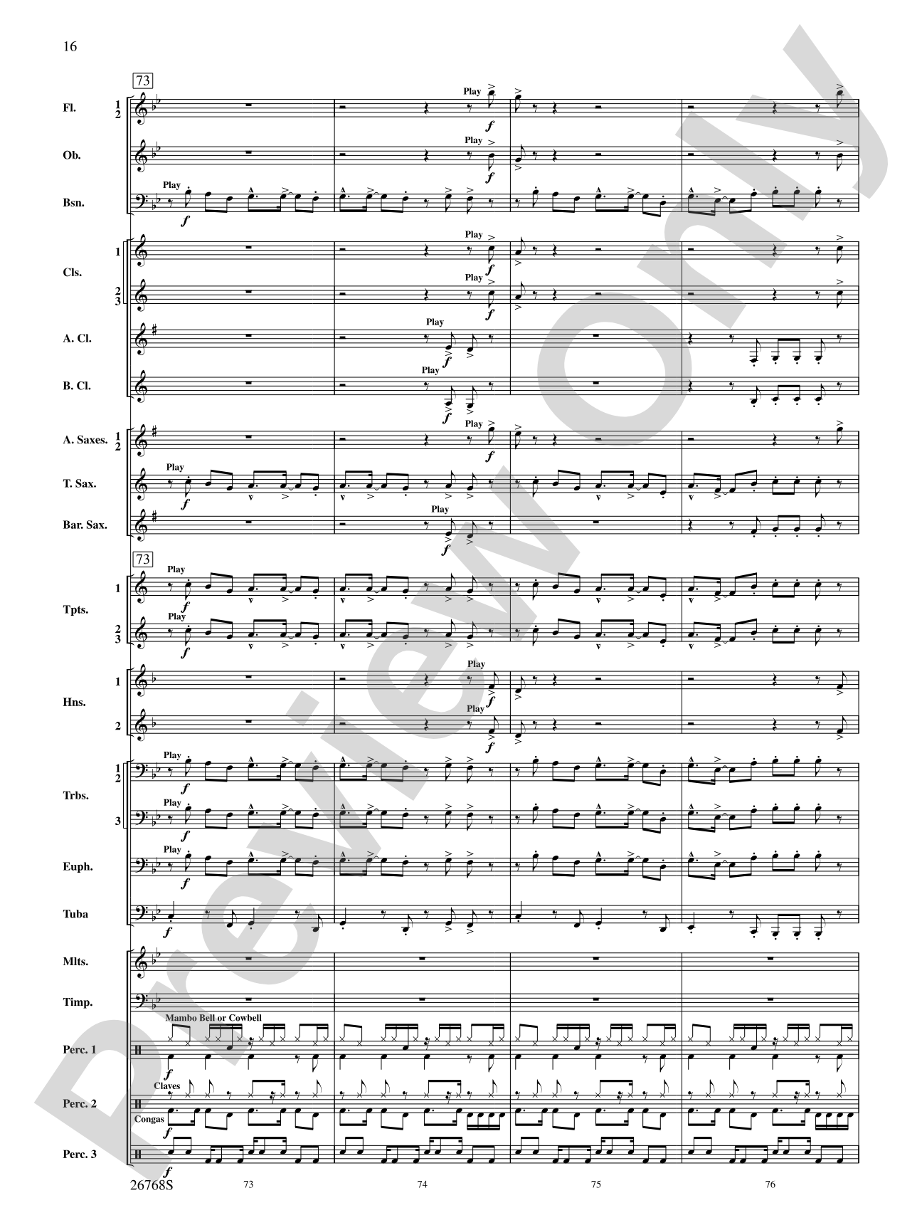 The Story of Mumble Happy Feet: Concert Band Conductor Score & Parts