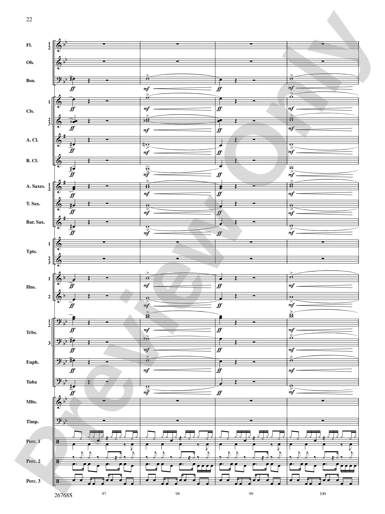 The Story of Mumble Happy Feet: Concert Band Conductor Score & Parts