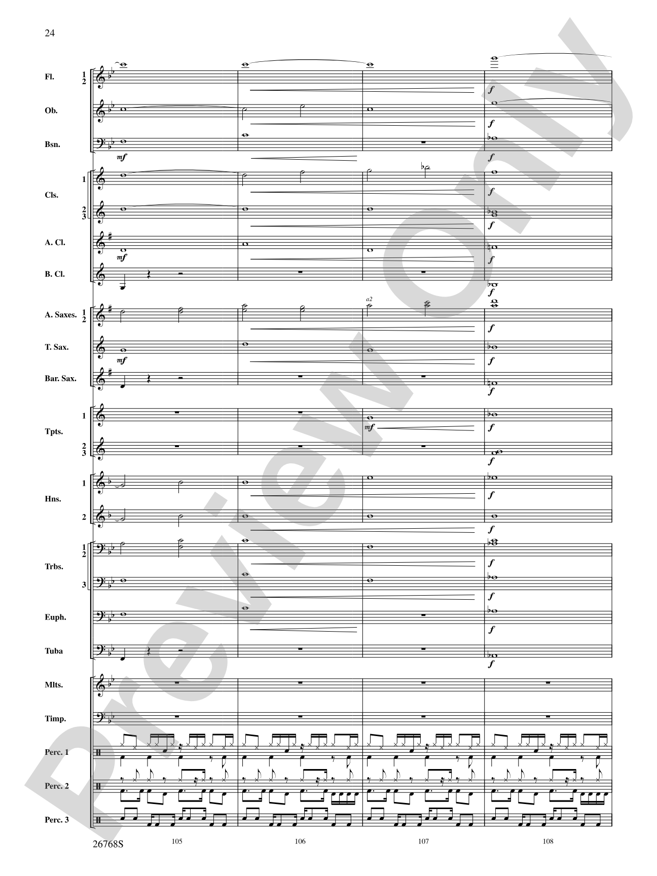 The Story of Mumble Happy Feet: Concert Band Conductor Score & Parts