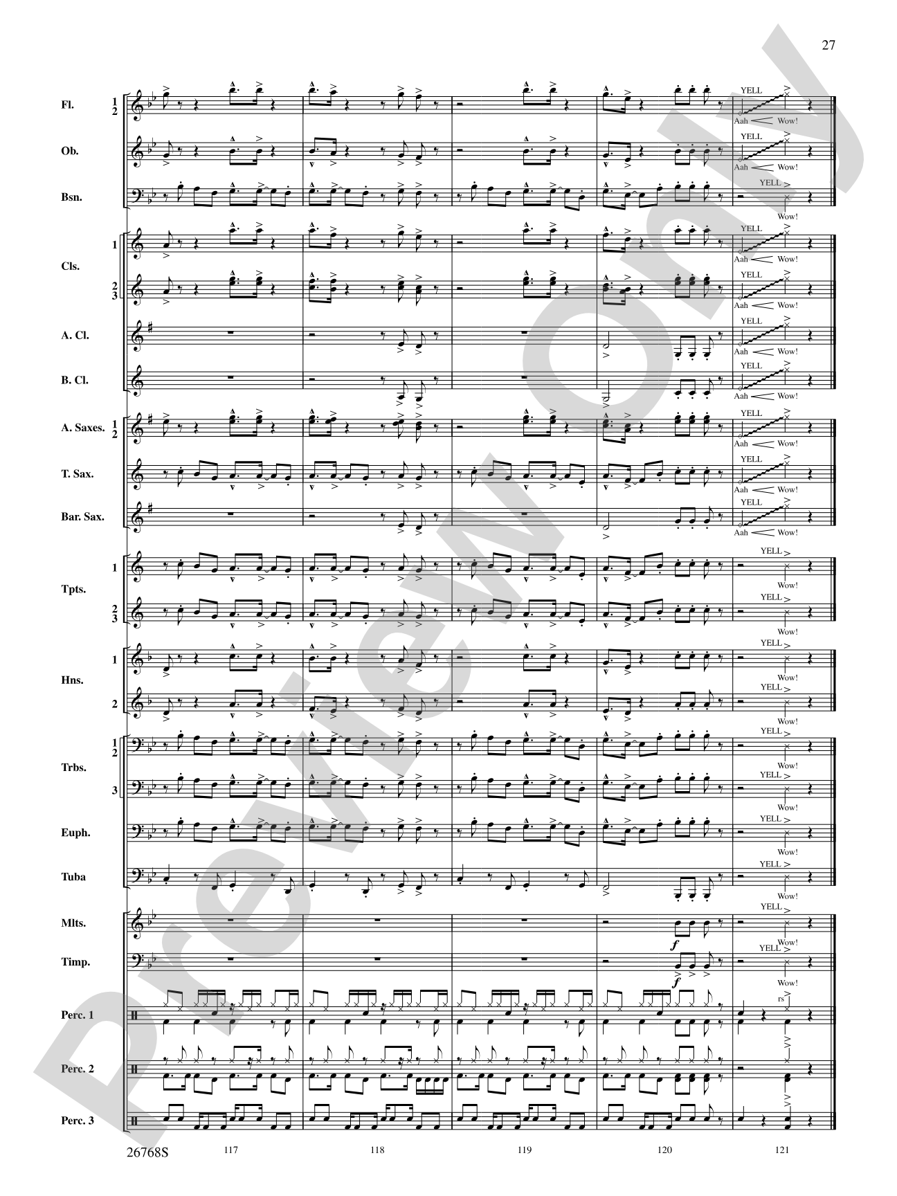 The Story of Mumble Happy Feet: Concert Band Conductor Score & Parts