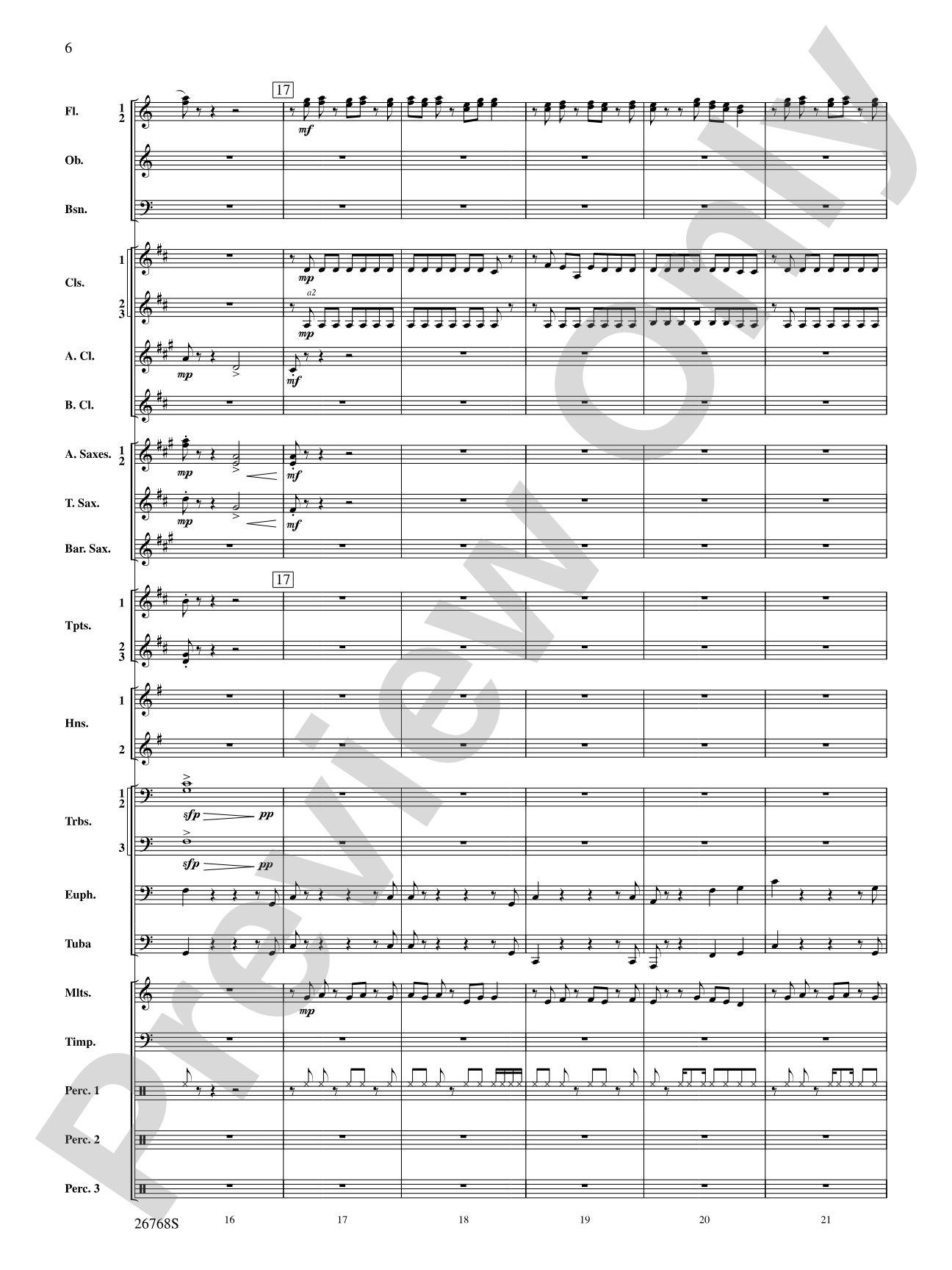 The Story of Mumble Happy Feet: Concert Band Conductor Score & Parts
