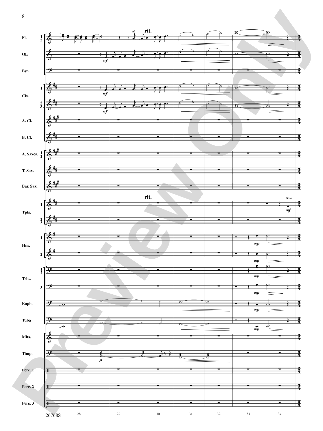 The Story of Mumble Happy Feet: Concert Band Conductor Score & Parts