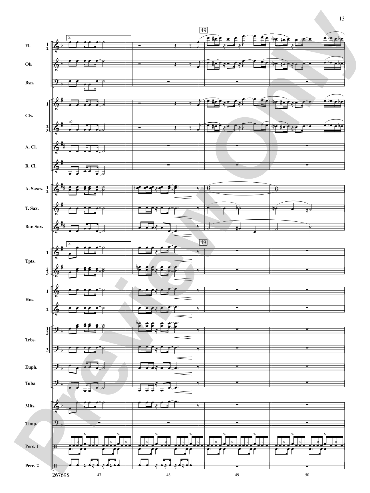 Variations on If I Only Had a Brain (from The Wizard of Oz): Score