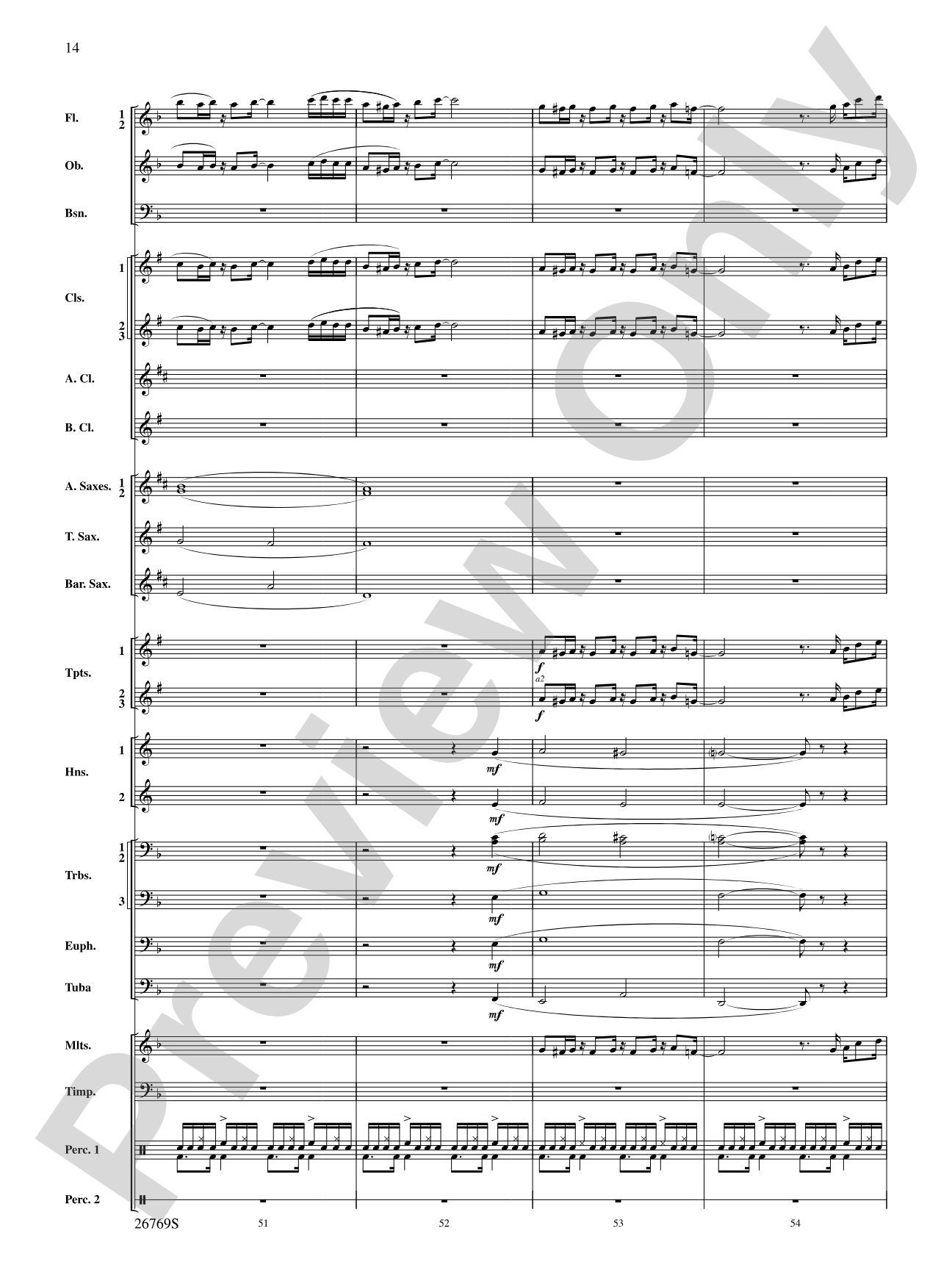 Variations on If I Only Had a Brain (from The Wizard of Oz): Score