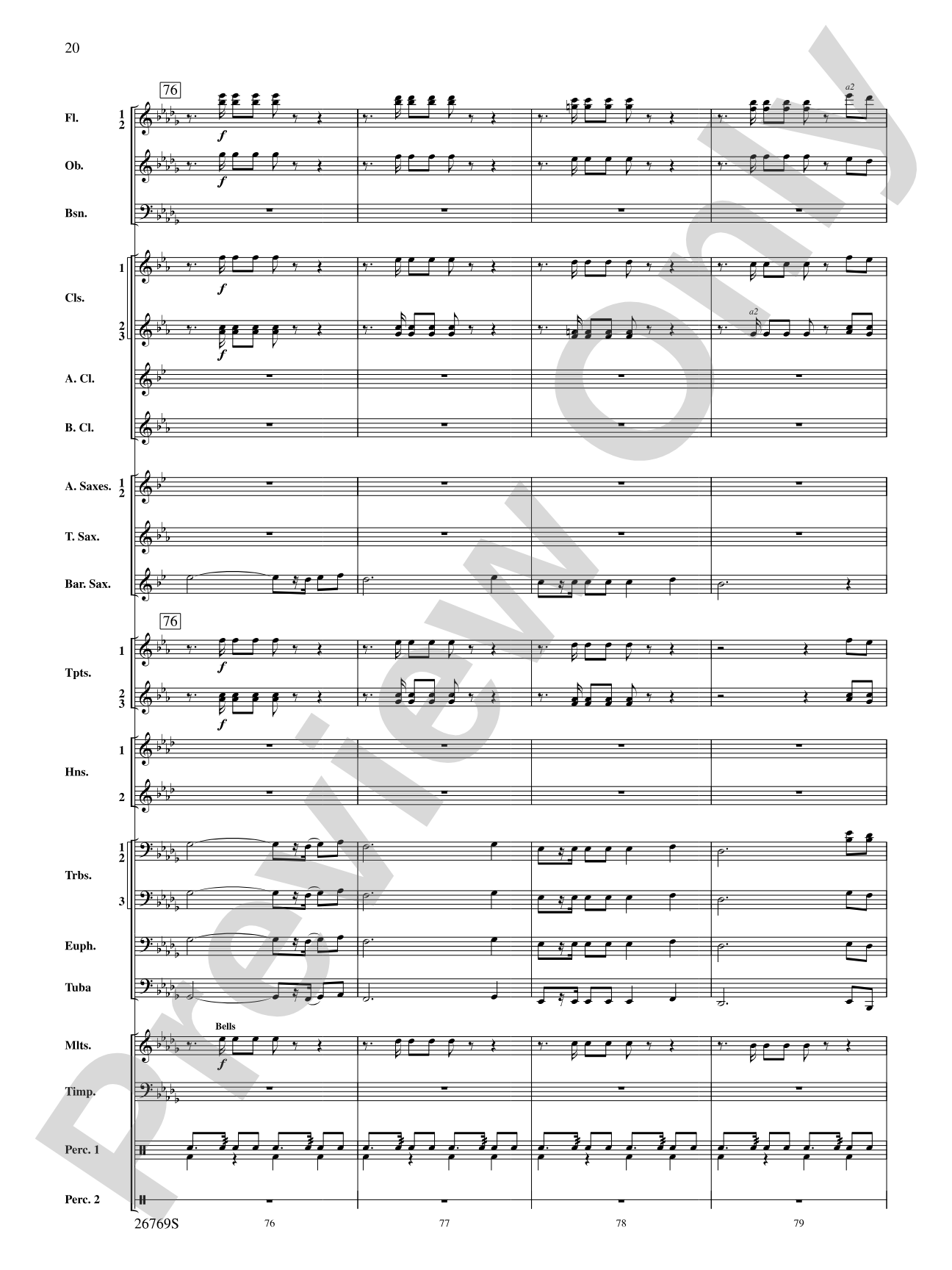 Variations on If I Only Had a Brain (from The Wizard of Oz): Score