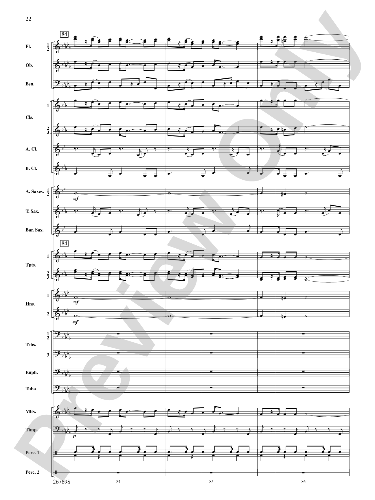 Variations on If I Only Had a Brain (from The Wizard of Oz): Score