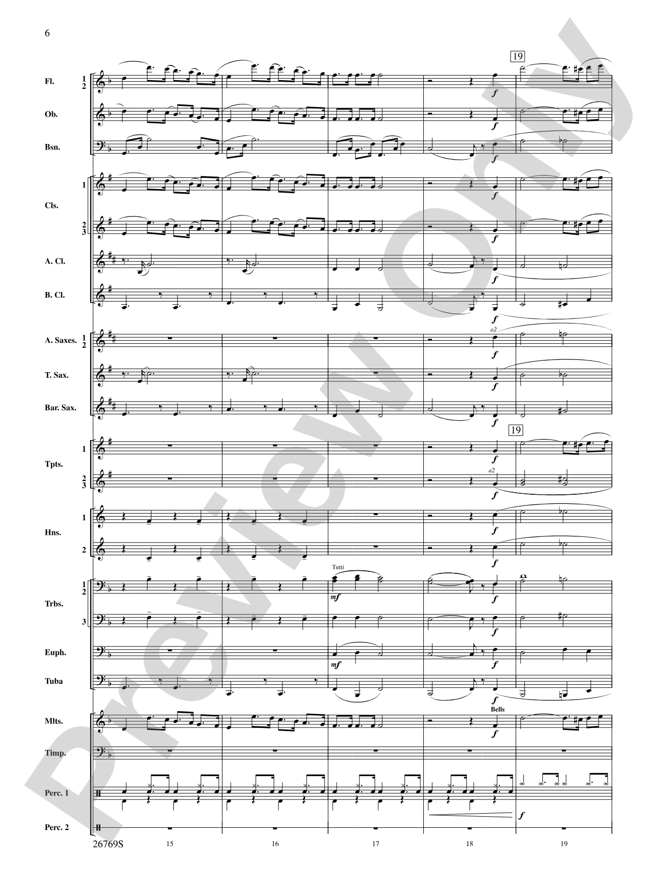 Variations on If I Only Had a Brain (from The Wizard of Oz): Score