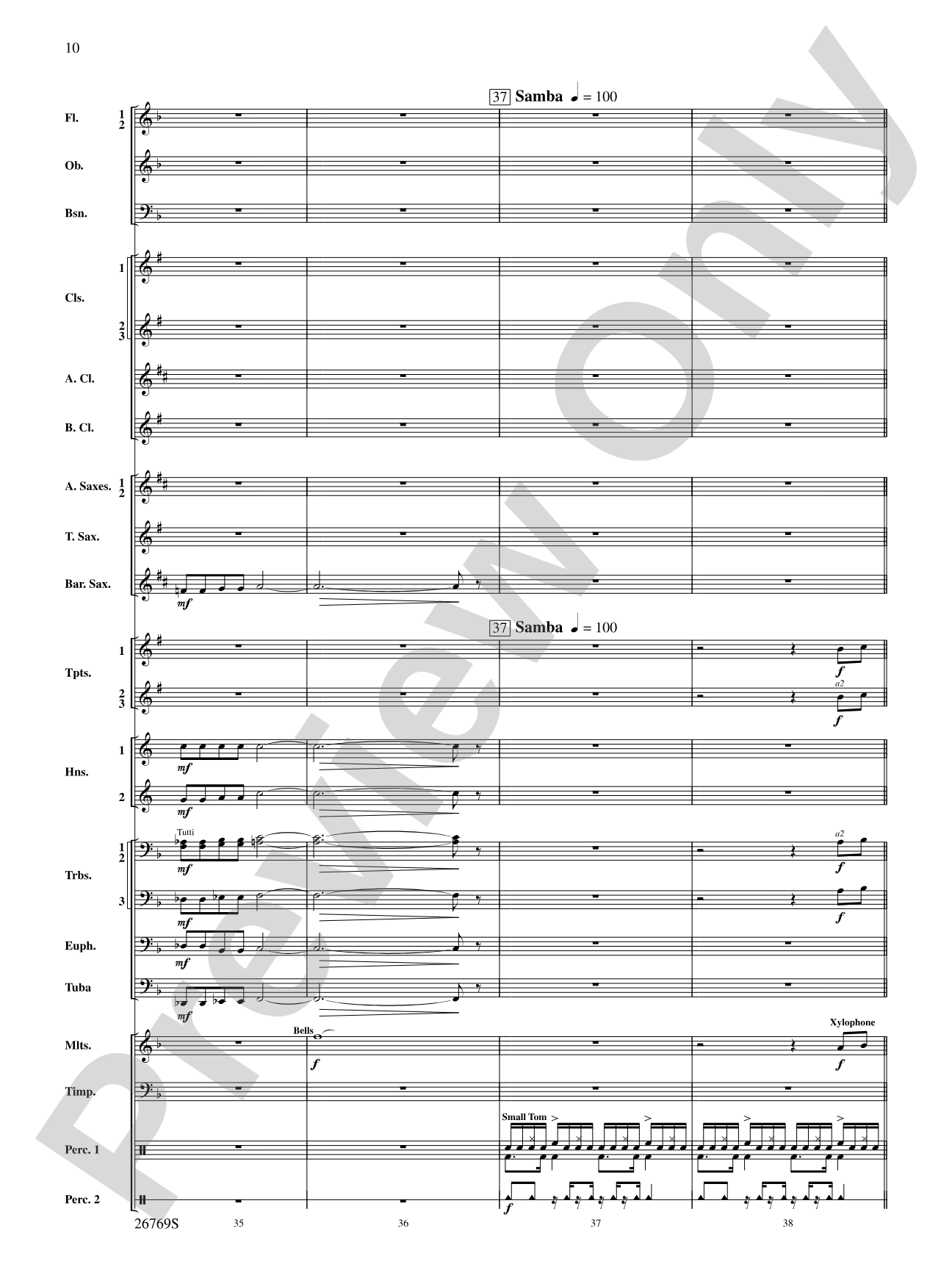 Variations on If I Only Had a Brain (from The Wizard of Oz): Score