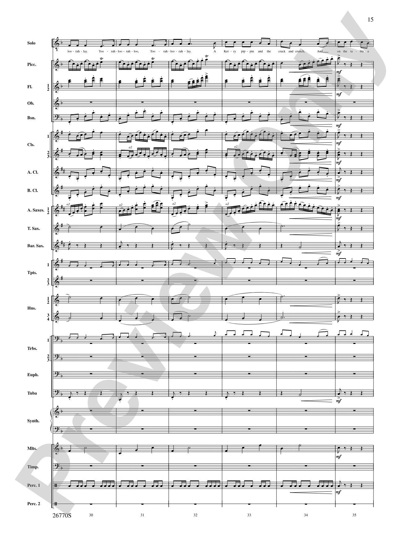 Irish Songs: Score