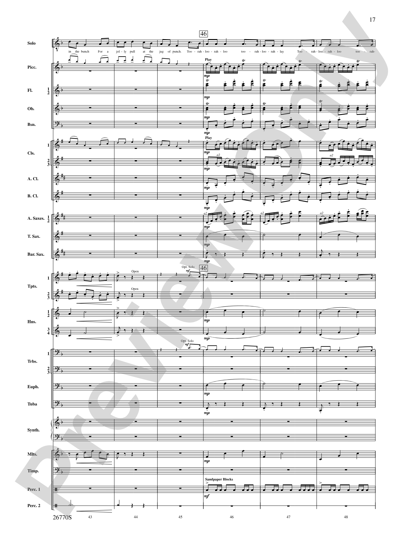 Irish Songs: Score