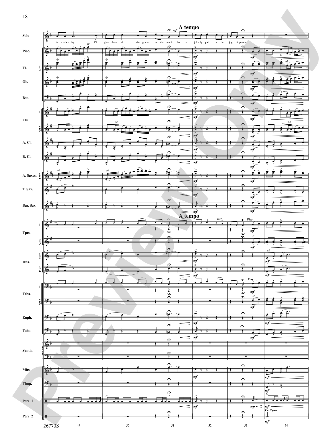 Irish Songs: Score