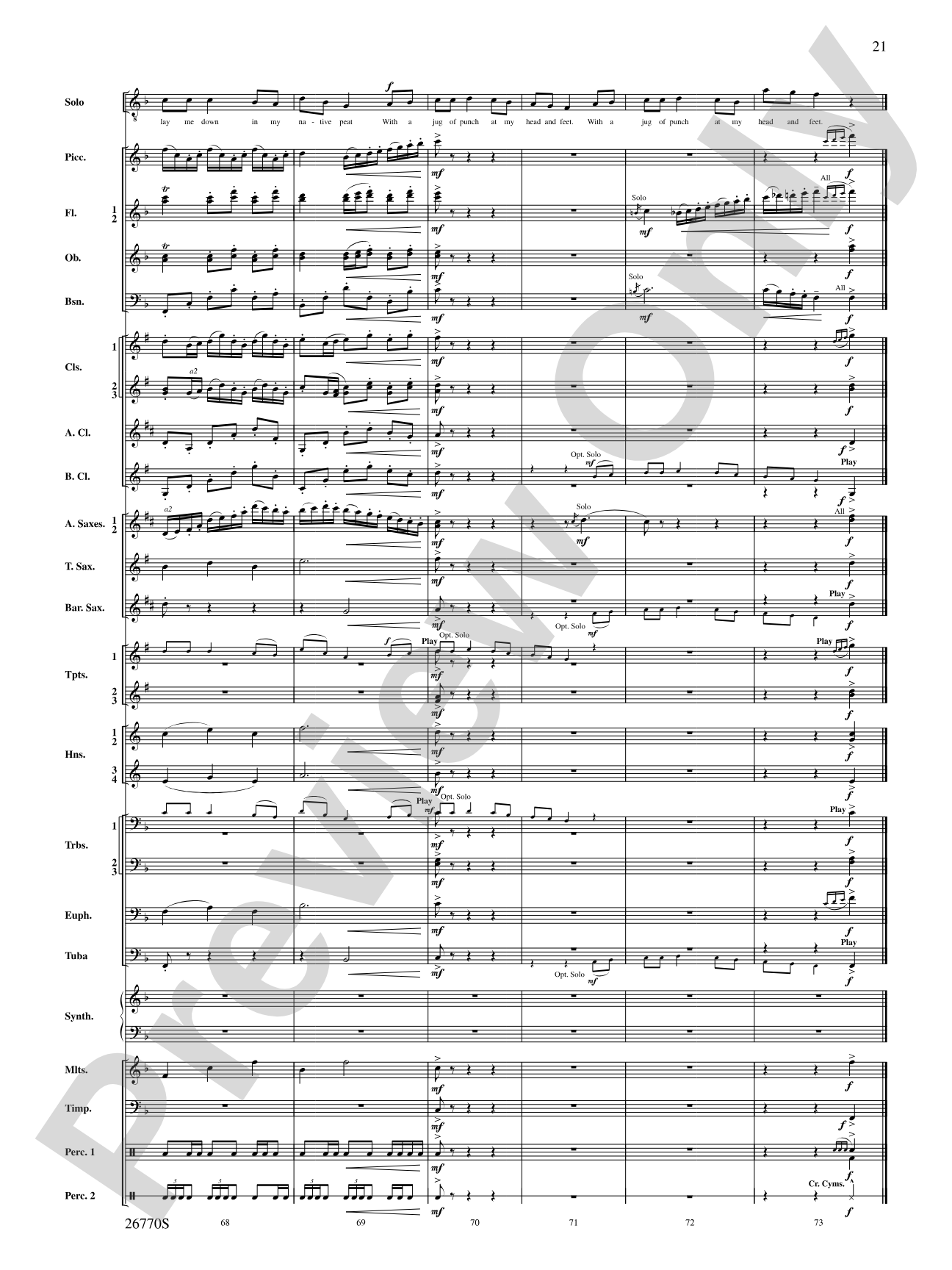 Irish Songs: Score