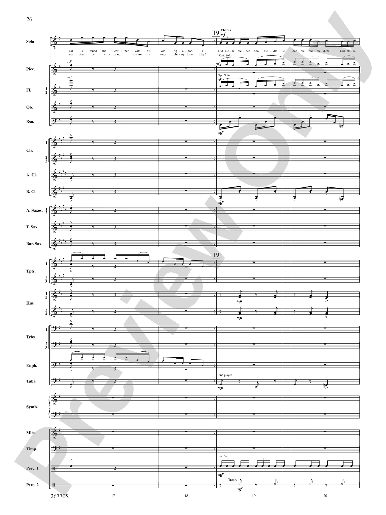 Irish Songs: Score