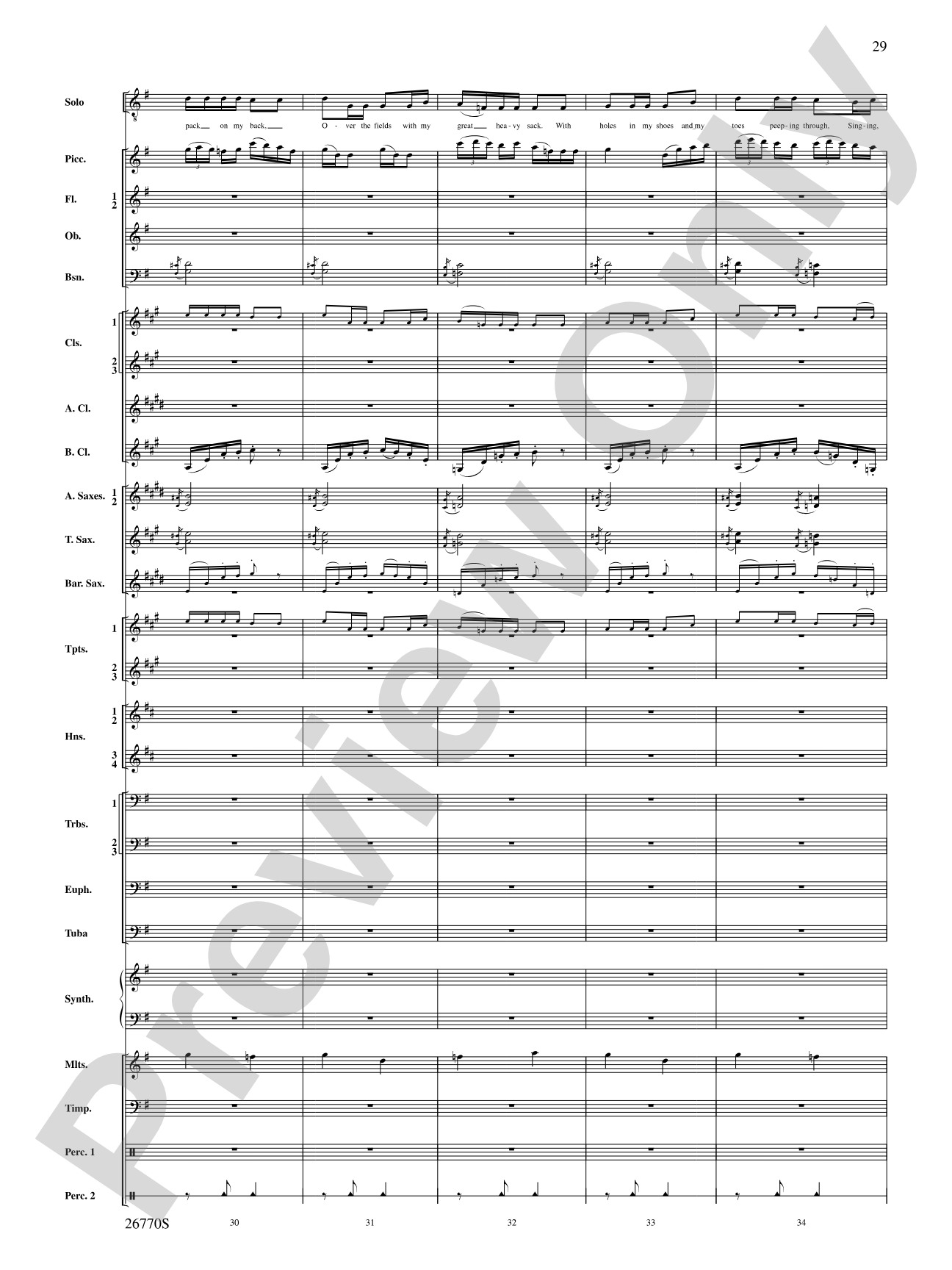 Irish Songs: Score