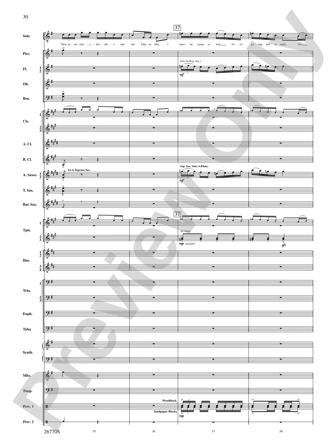 Irish Songs: Score