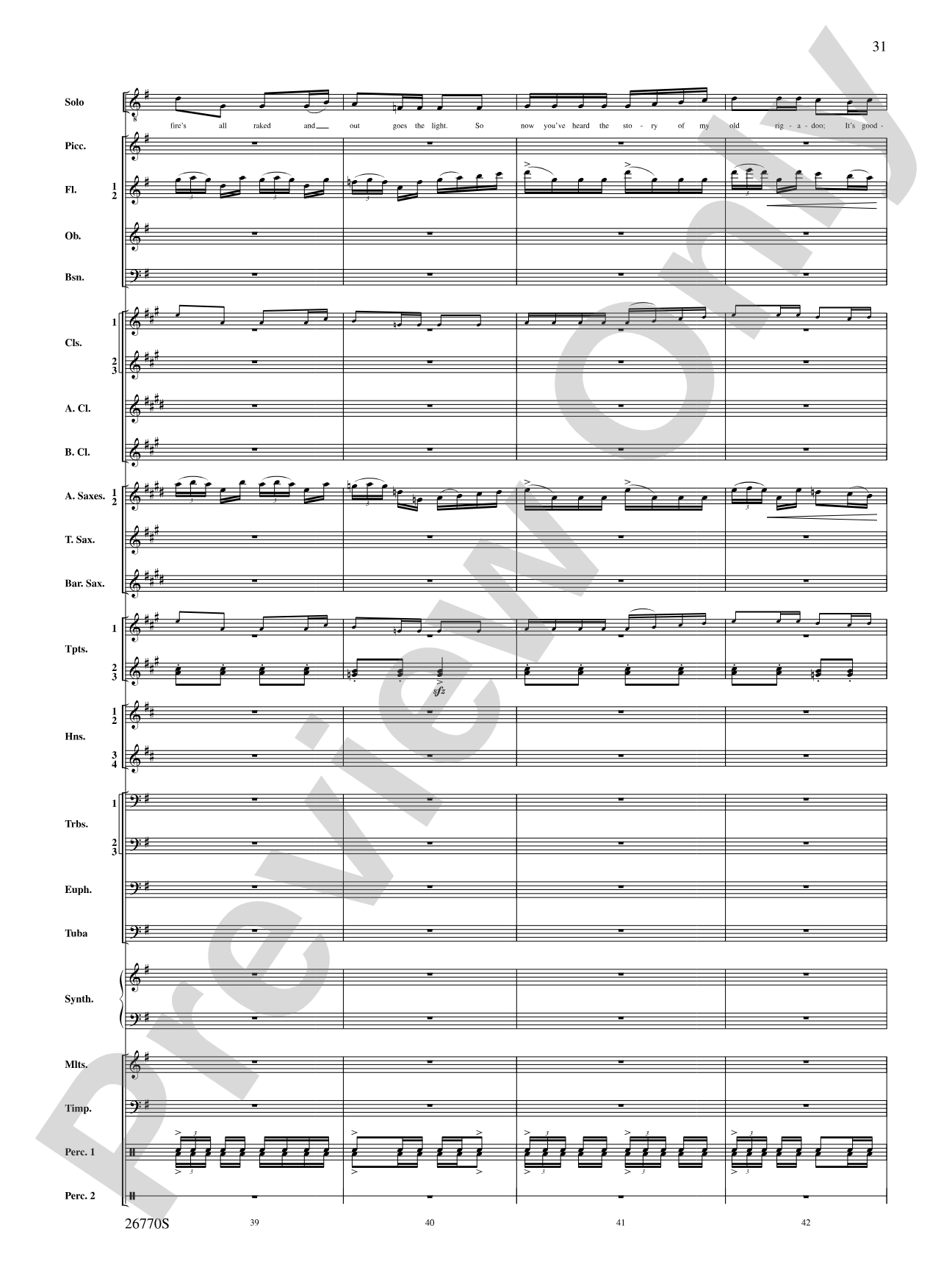 Irish Songs: Score