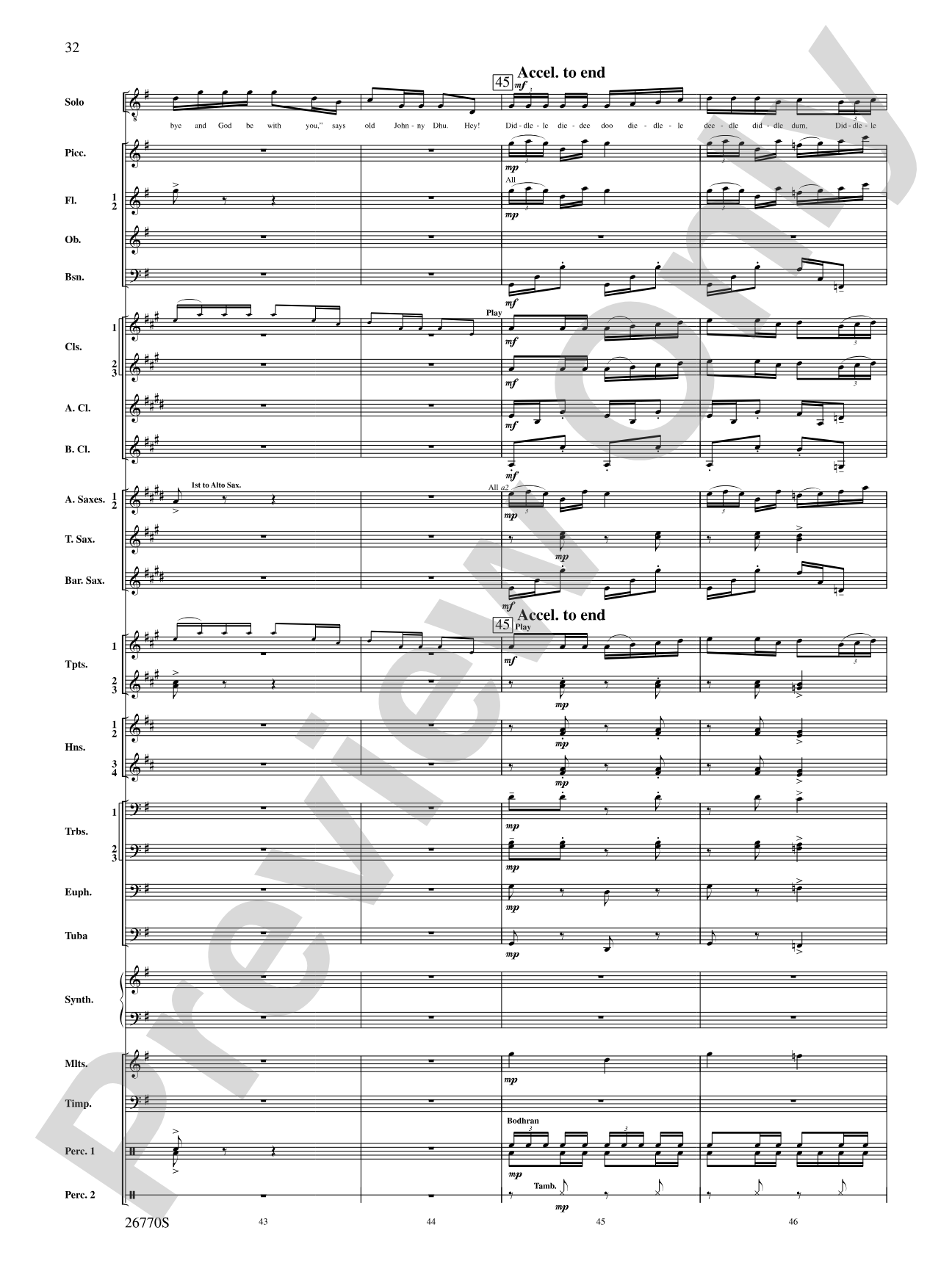Irish Songs: Score