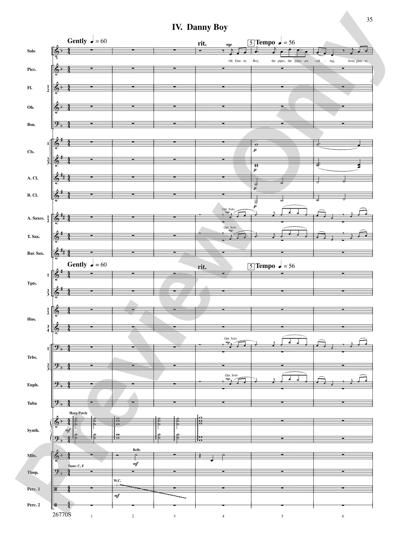Irish Songs: Score