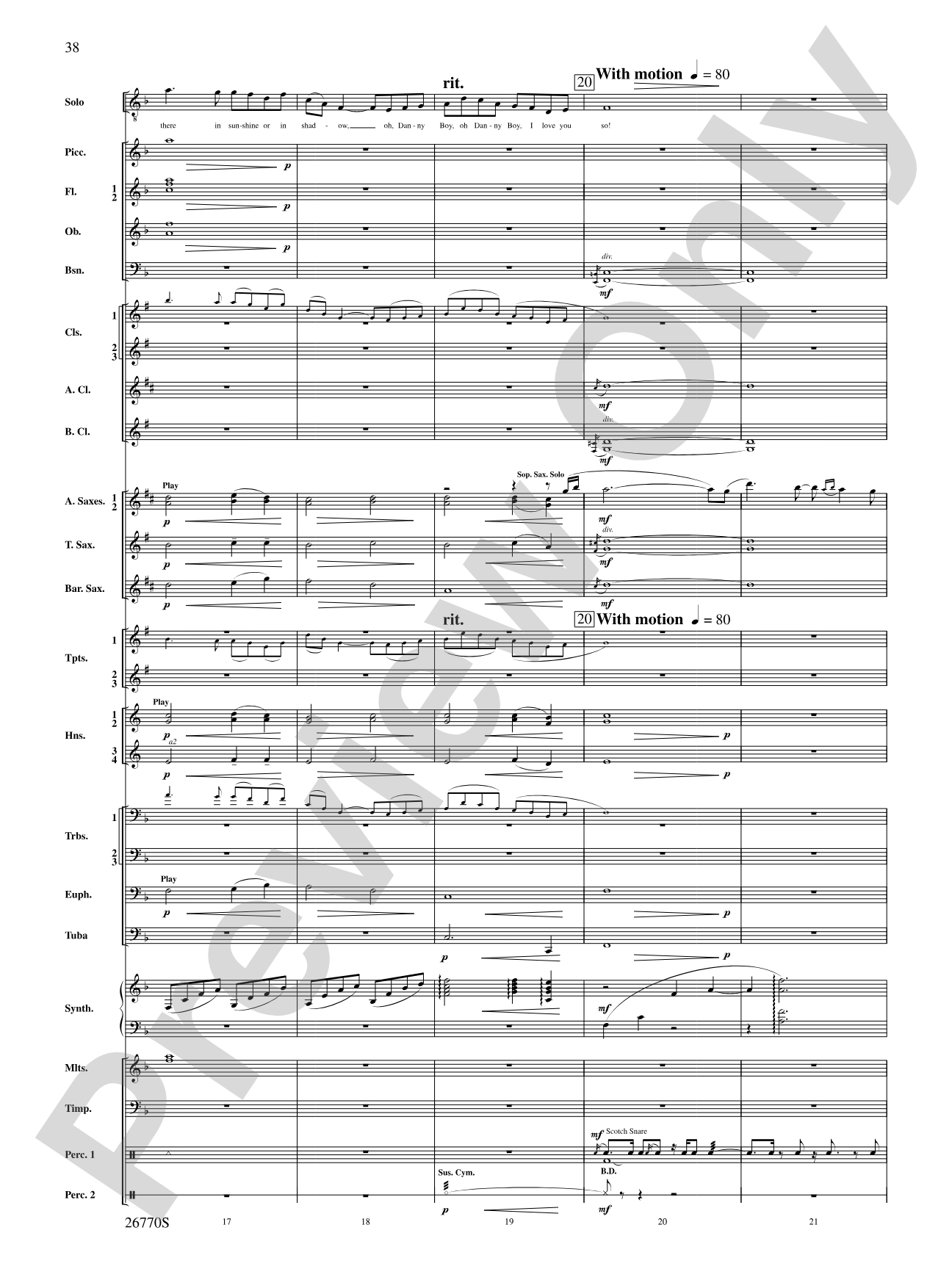 Irish Songs: Score