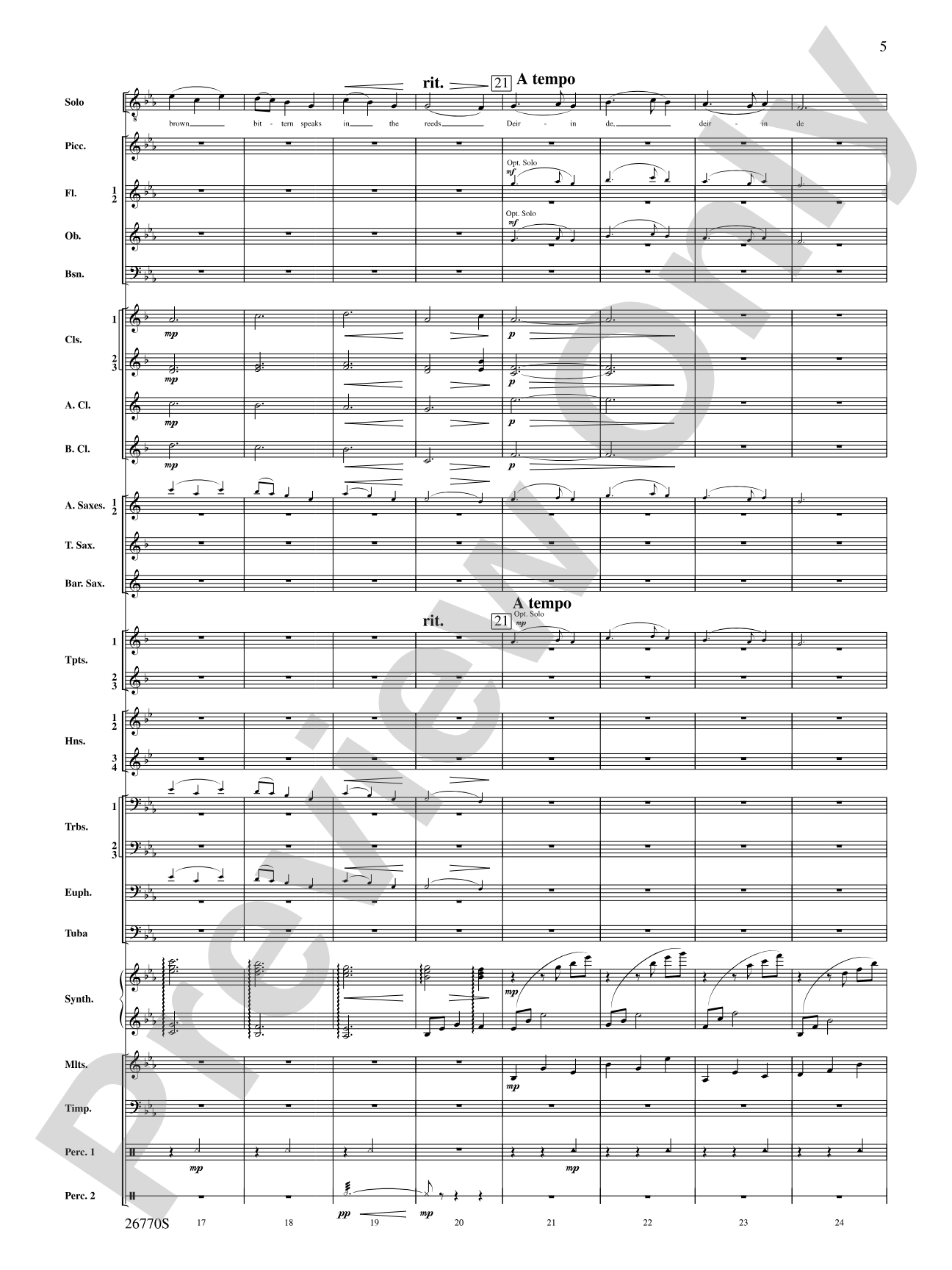 Irish Songs: Score