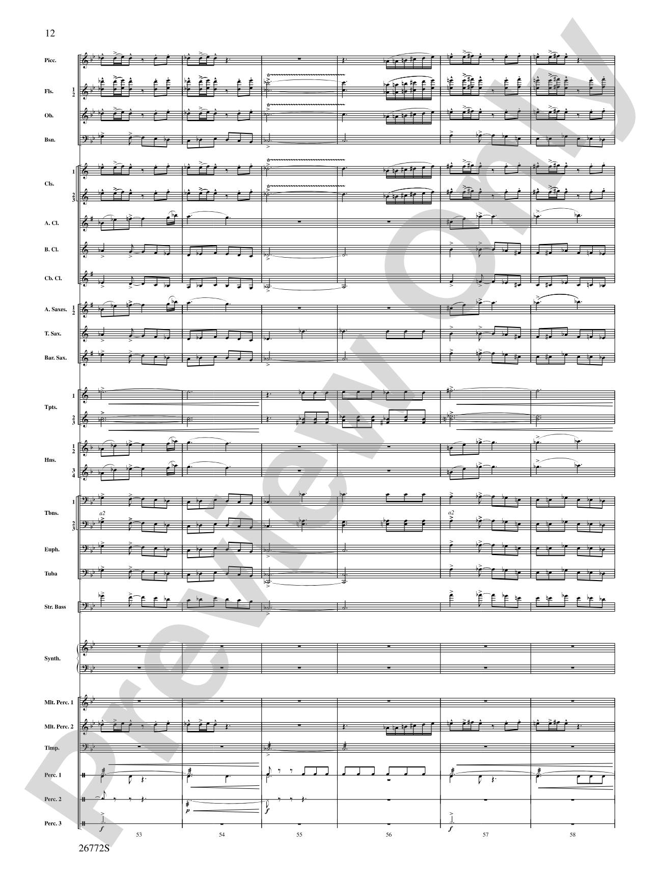 March: The Lion's Gate (Movement 1 from Sea to Sky): Concert Band Conductor Score & Parts