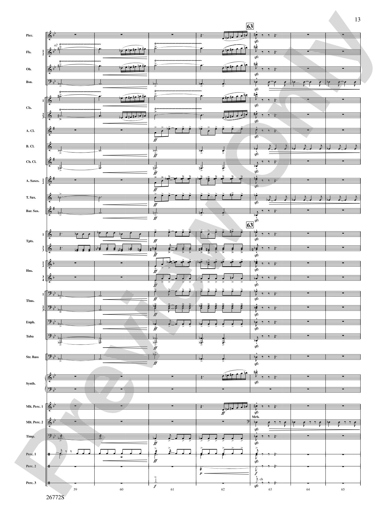 March: The Lion's Gate (Movement 1 from Sea to Sky): Concert Band Conductor Score & Parts