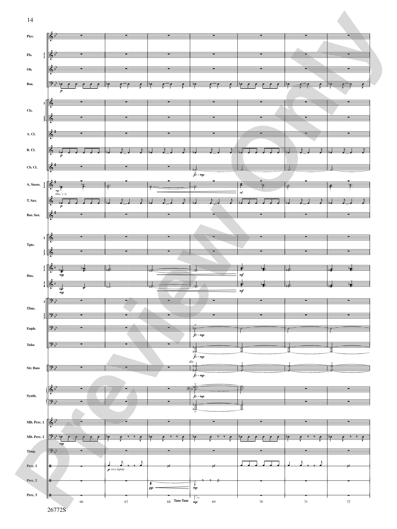 March: The Lion's Gate (Movement 1 from Sea to Sky): Concert Band Conductor Score & Parts