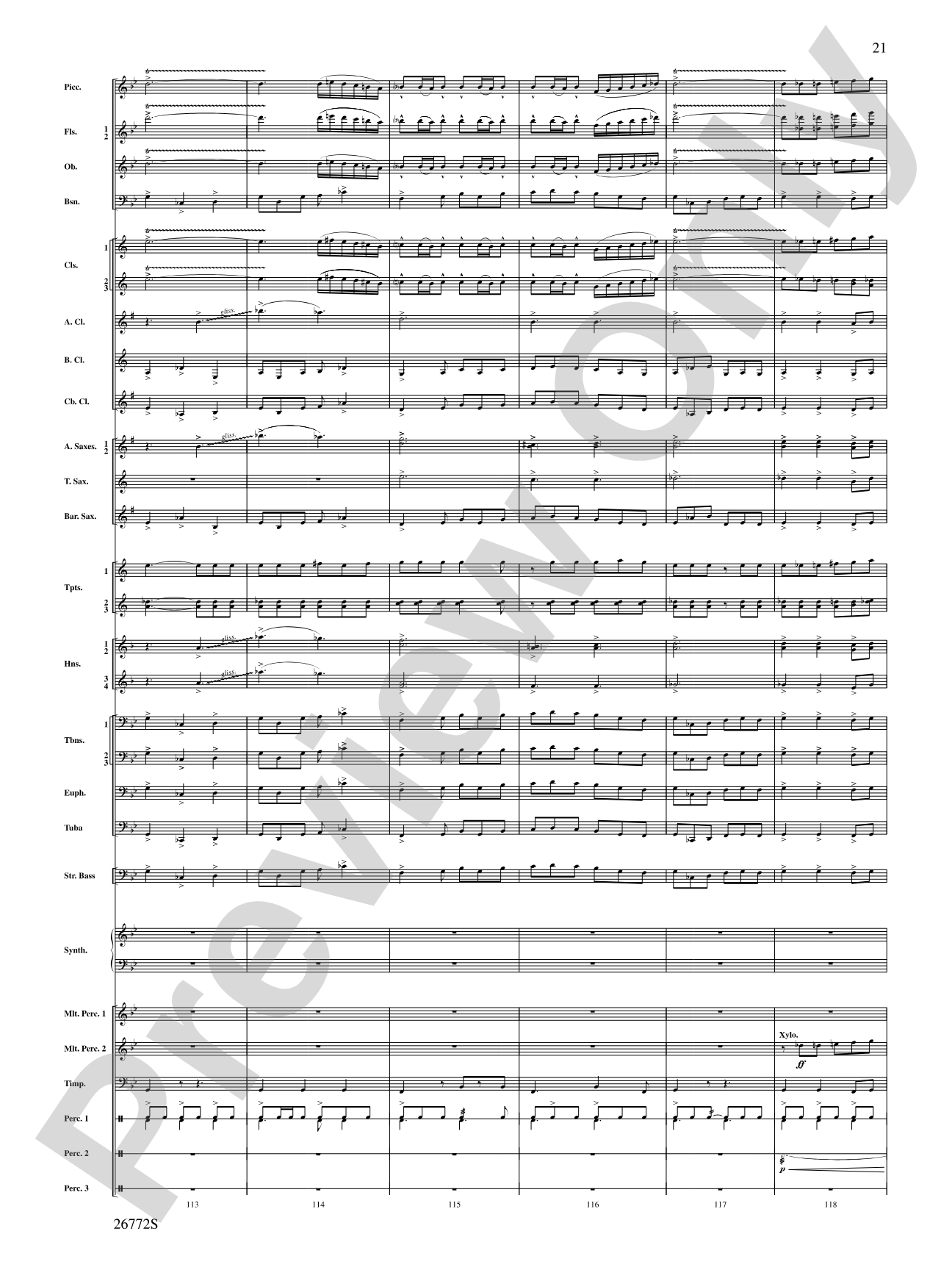 March: The Lion's Gate (Movement 1 from Sea to Sky): Concert Band Conductor Score & Parts