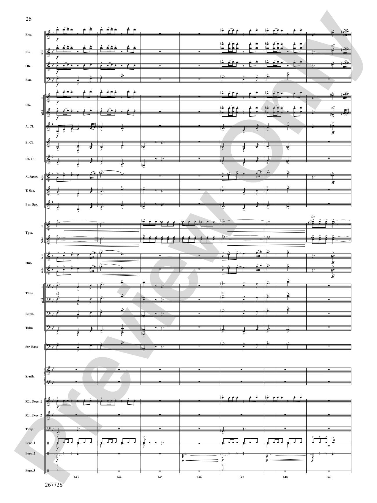 March: The Lion's Gate (Movement 1 from Sea to Sky): Concert Band Conductor Score & Parts
