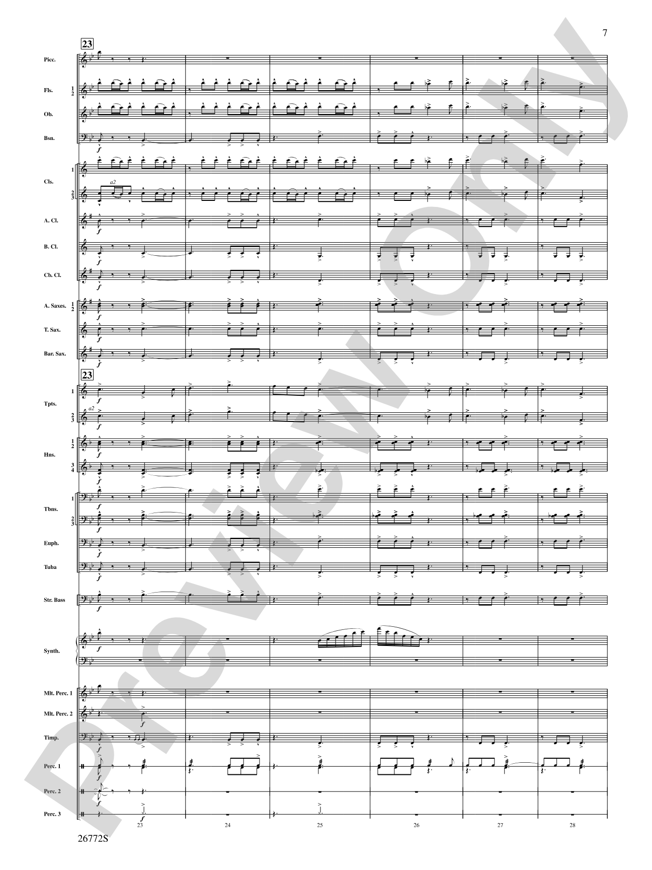 March: The Lion's Gate (Movement 1 from Sea to Sky): Concert Band Conductor Score & Parts