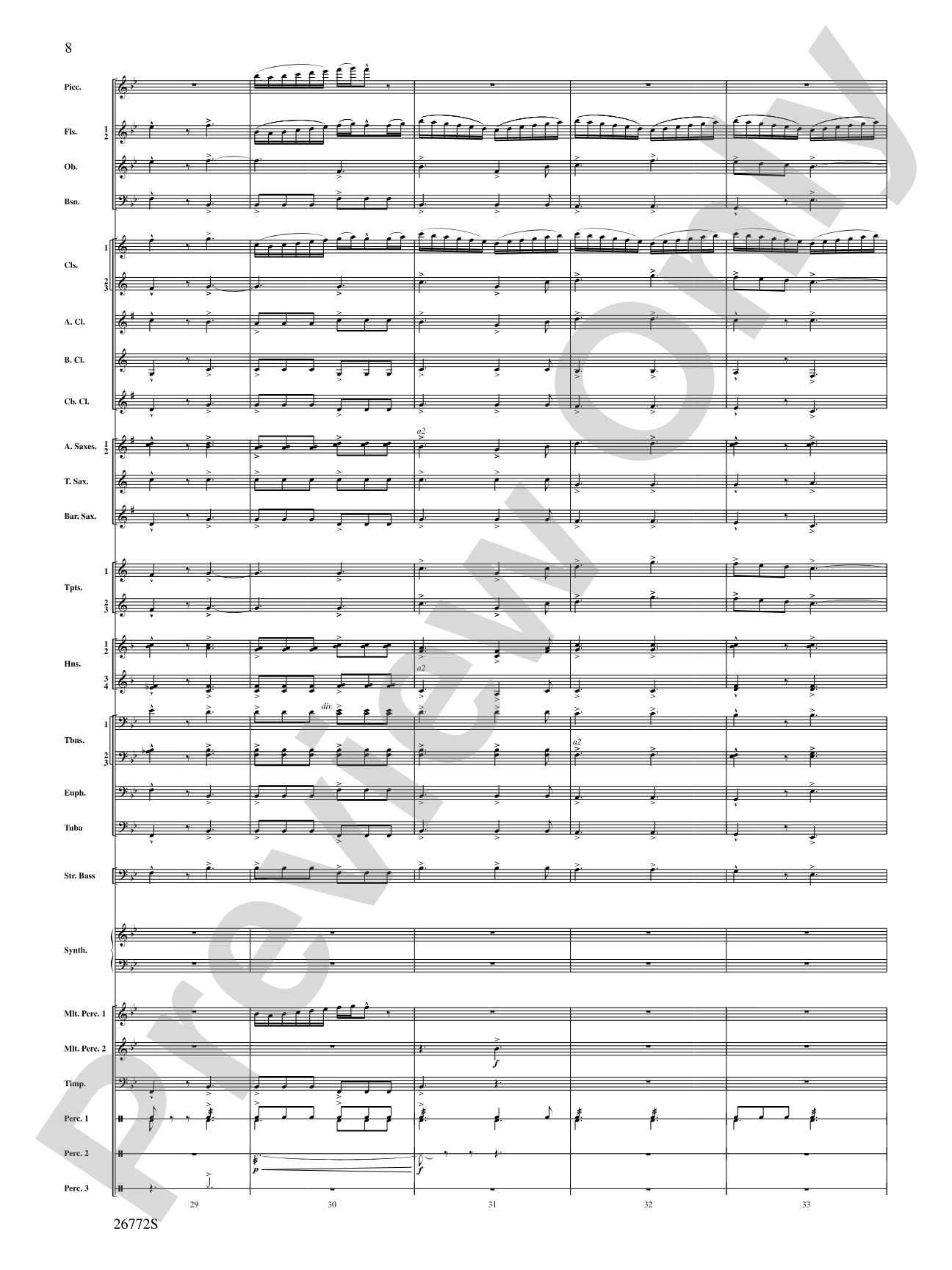 March: The Lion's Gate (Movement 1 from Sea to Sky): Concert Band Conductor Score & Parts