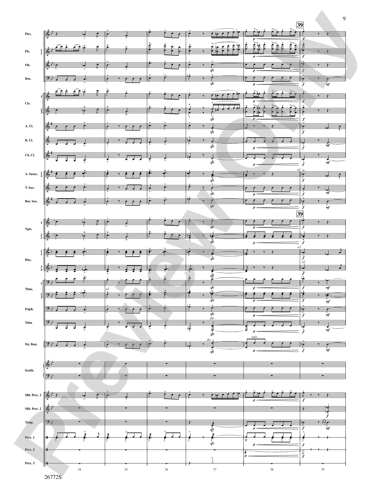 March: The Lion's Gate (Movement 1 from Sea to Sky): Concert Band Conductor Score & Parts