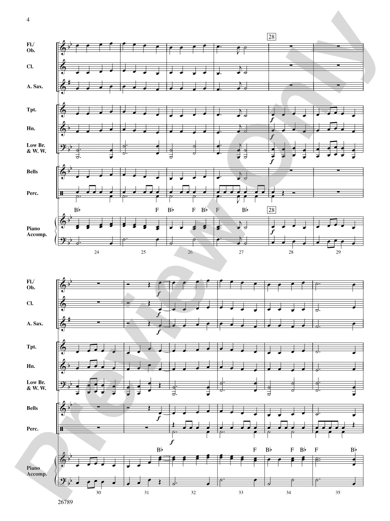The Big Three: Concert Band Conductor Score & Parts
