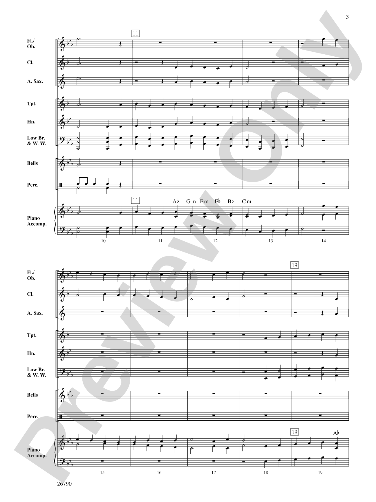 Procession of the Kings: Concert Band Conductor Score & Parts