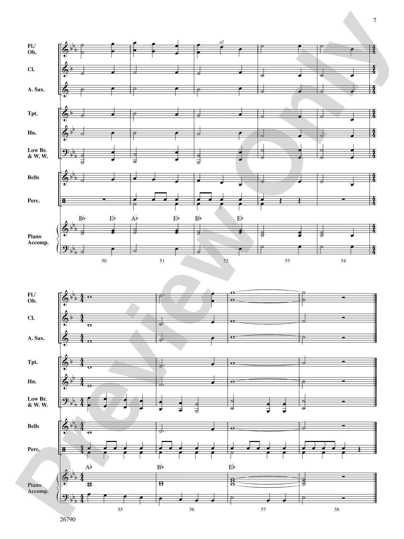 Procession of the Kings: Concert Band Conductor Score & Parts