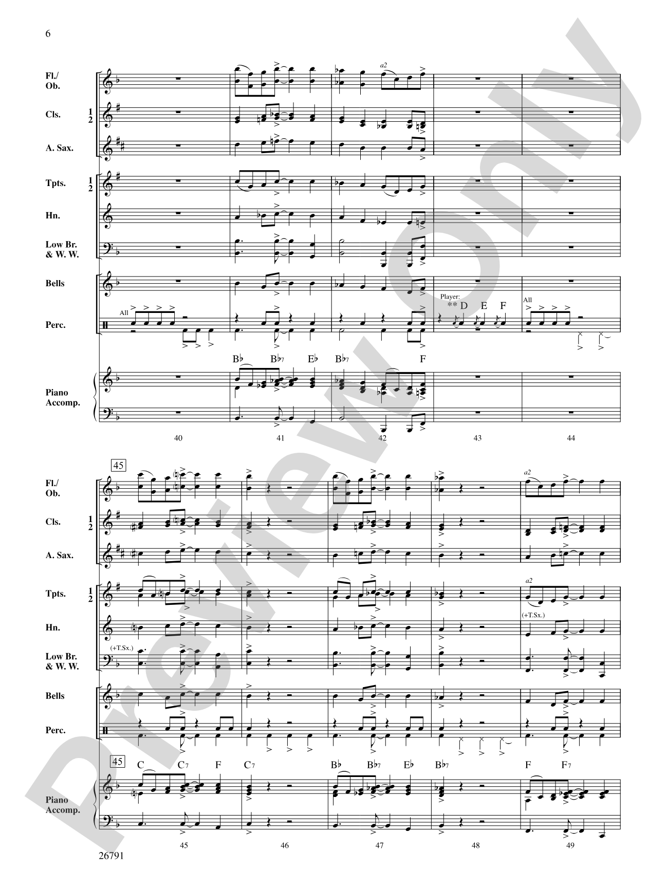 No Drummer Left Behind: Concert Band Conductor Score & Parts