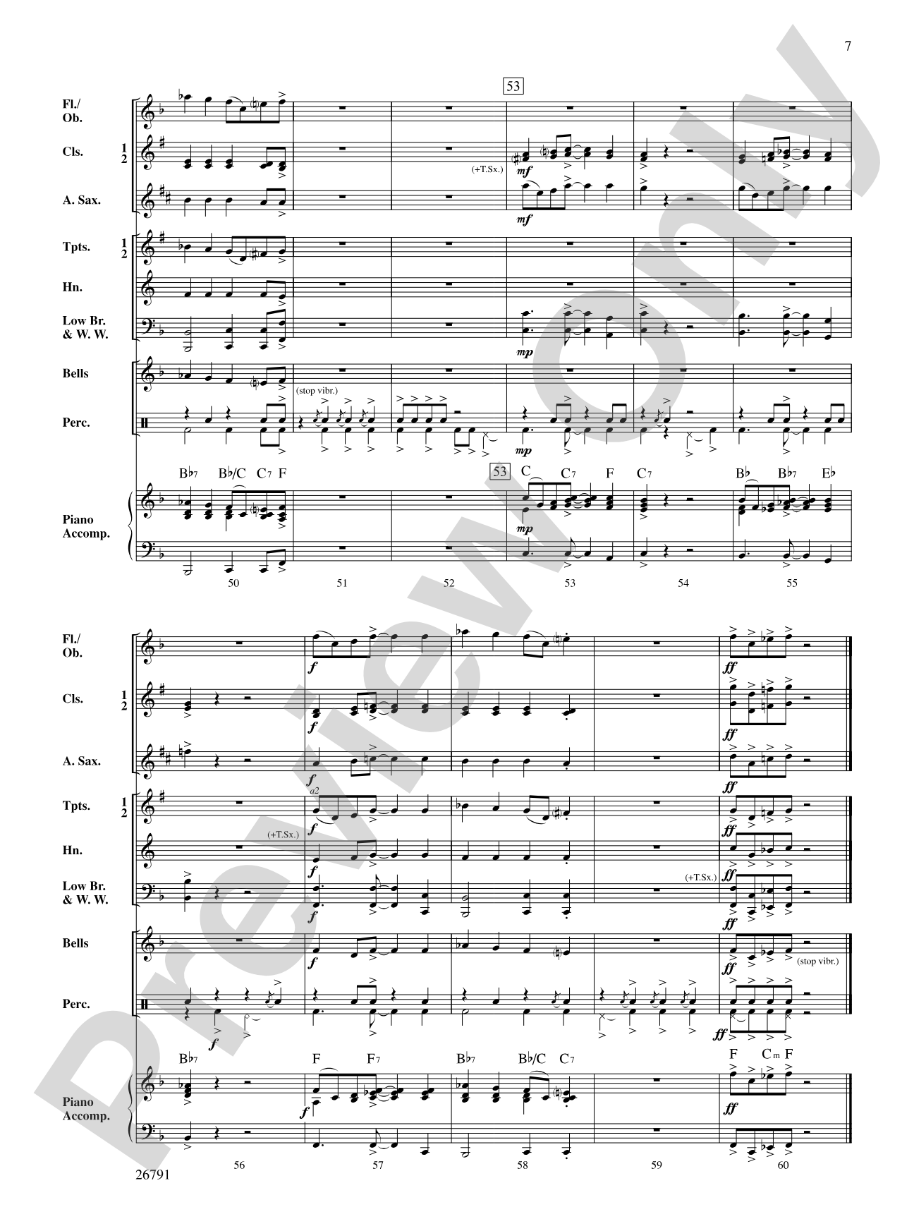 No Drummer Left Behind: Concert Band Conductor Score & Parts
