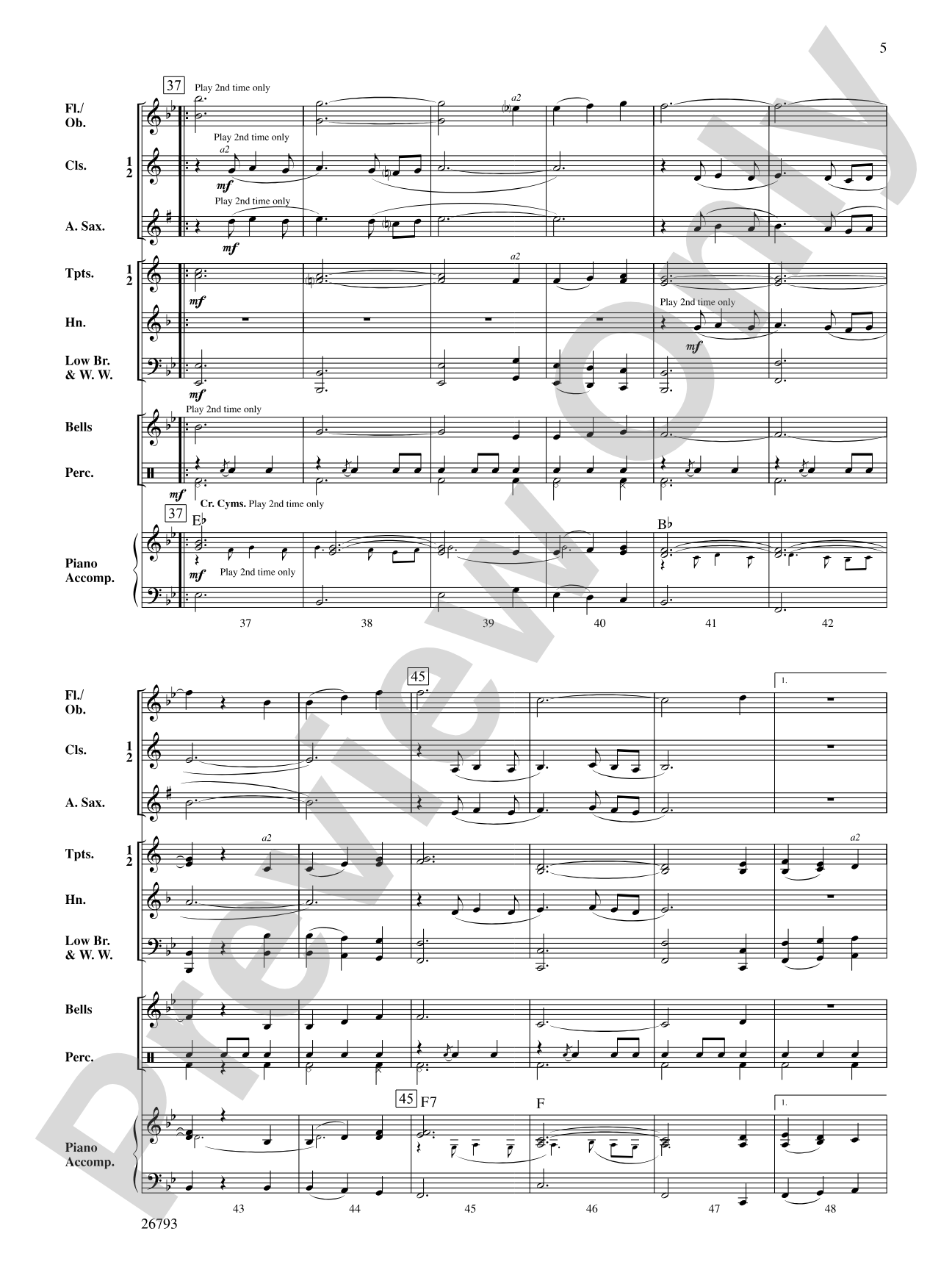 Mountain Songs: Concert Band Conductor Score & Parts